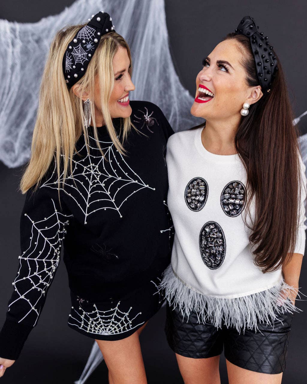 Pearl Webs Spider Sweatshirt | BRIANNA CANNON