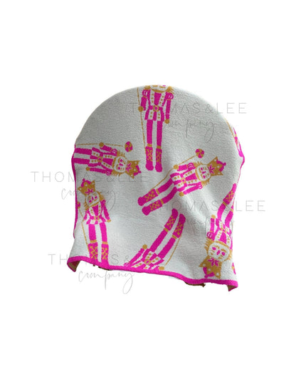 Pink Nutcracker Luxe Throw Blanket Ships