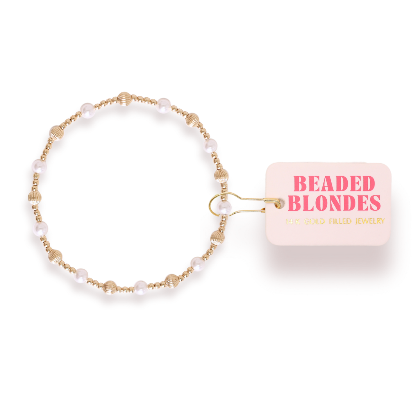 Palmer Fluted Pearl Bracelet