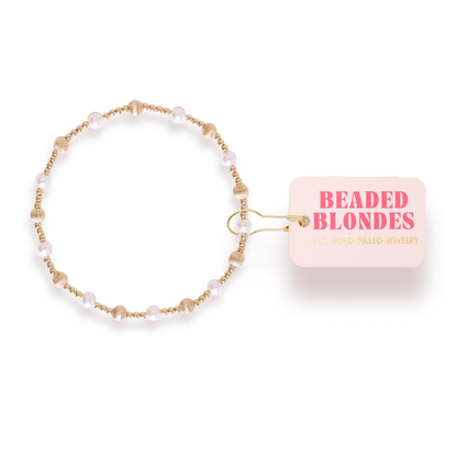 Palmer Fluted Pearl Bracelet