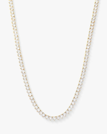 MELINDA MARIA | NOT YOUR BASIC TENNIS NECKLACE 3MM