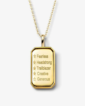 MELINDA MARIA | ZODIAC AMULET NECKLACE