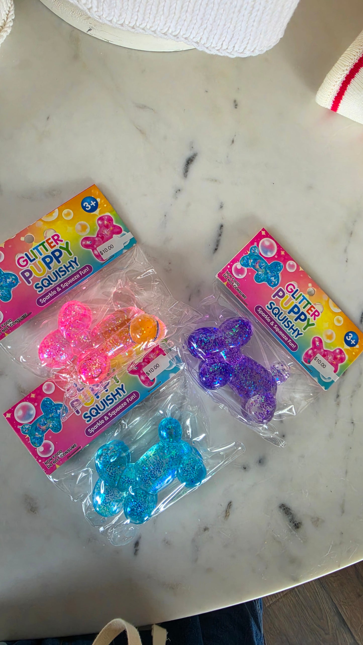 GLITTER PUPPY SQUISHY