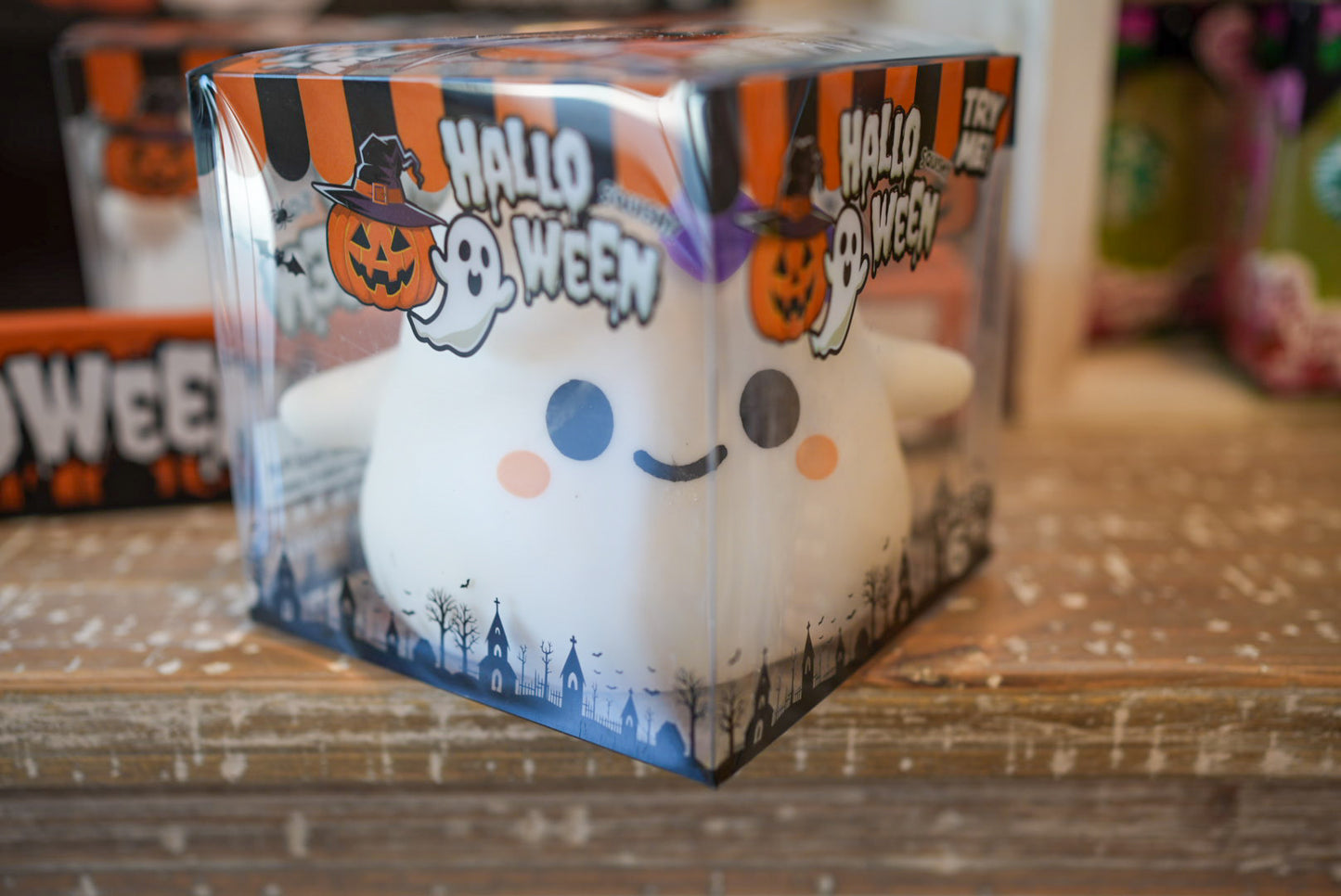 JUMBO HALLOWEEN GHOST SQUISHY