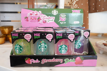 NEEDOH STARBUCKS PINK STRAWBERRY SQUISHY