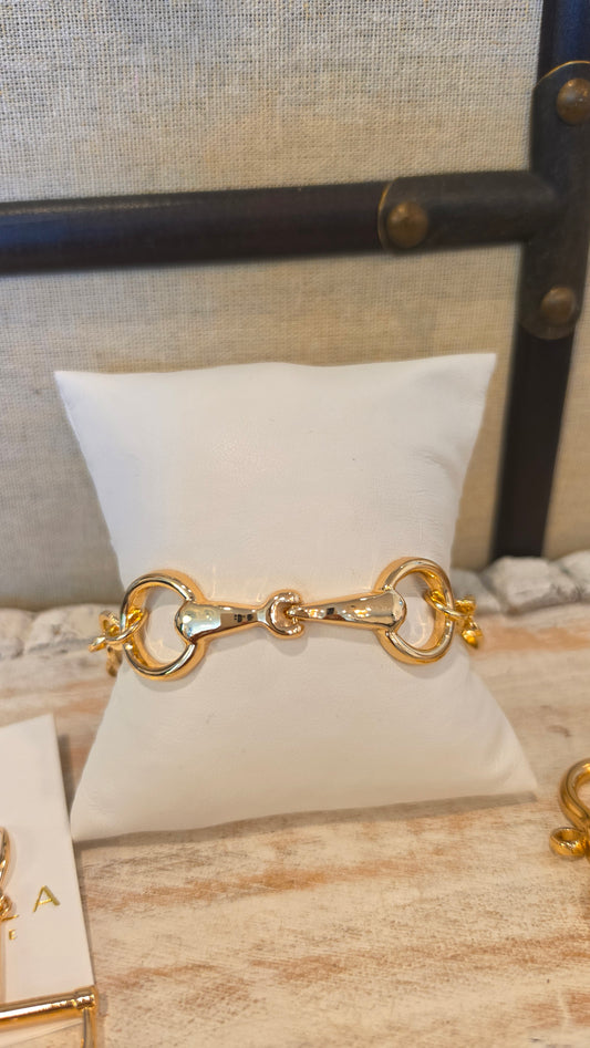 MEDIUM HORSE BIT EQUESTRIAN BRACELET