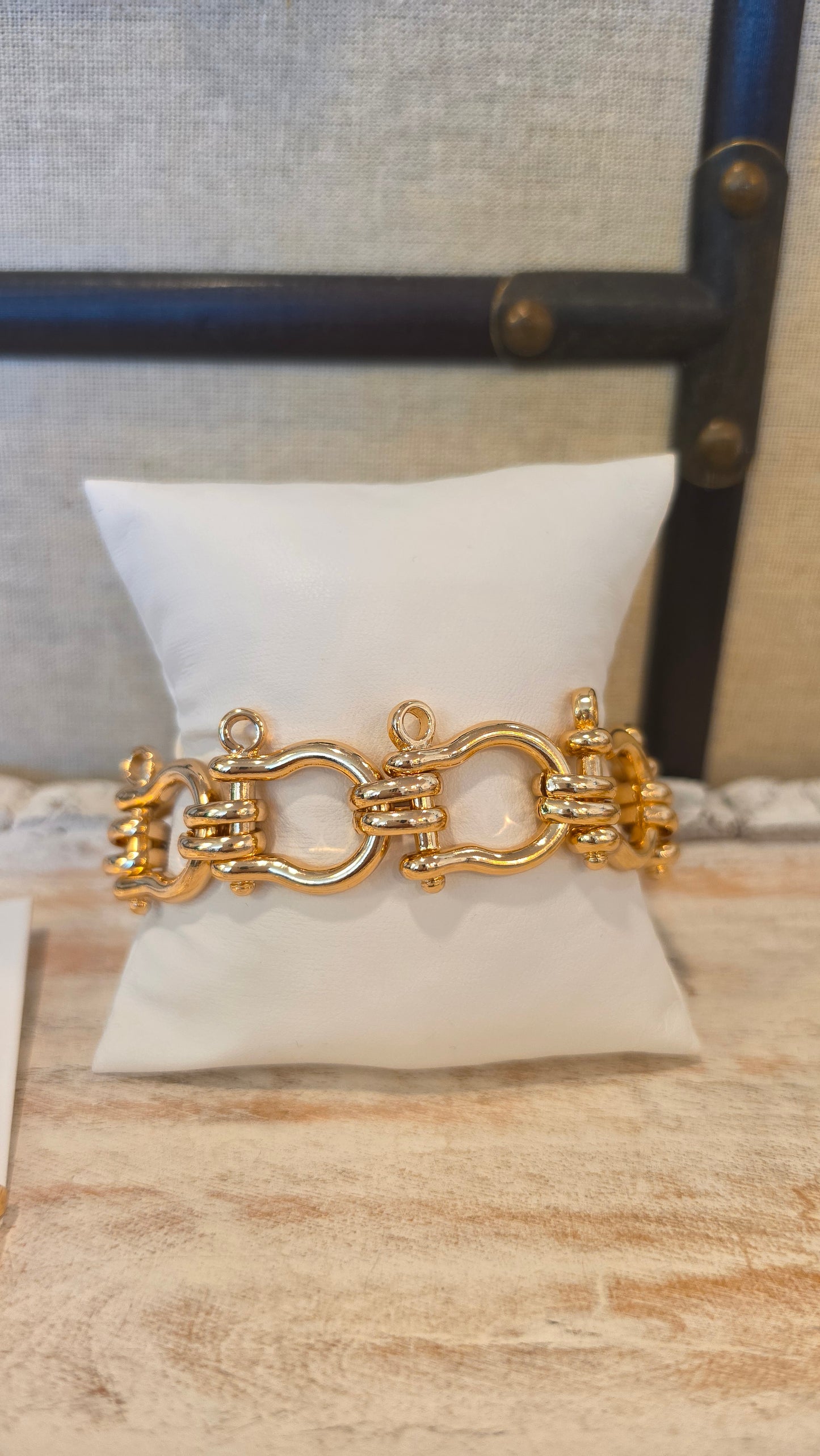 LARGE HORSE BIT EQUESTRIAN BRACELET