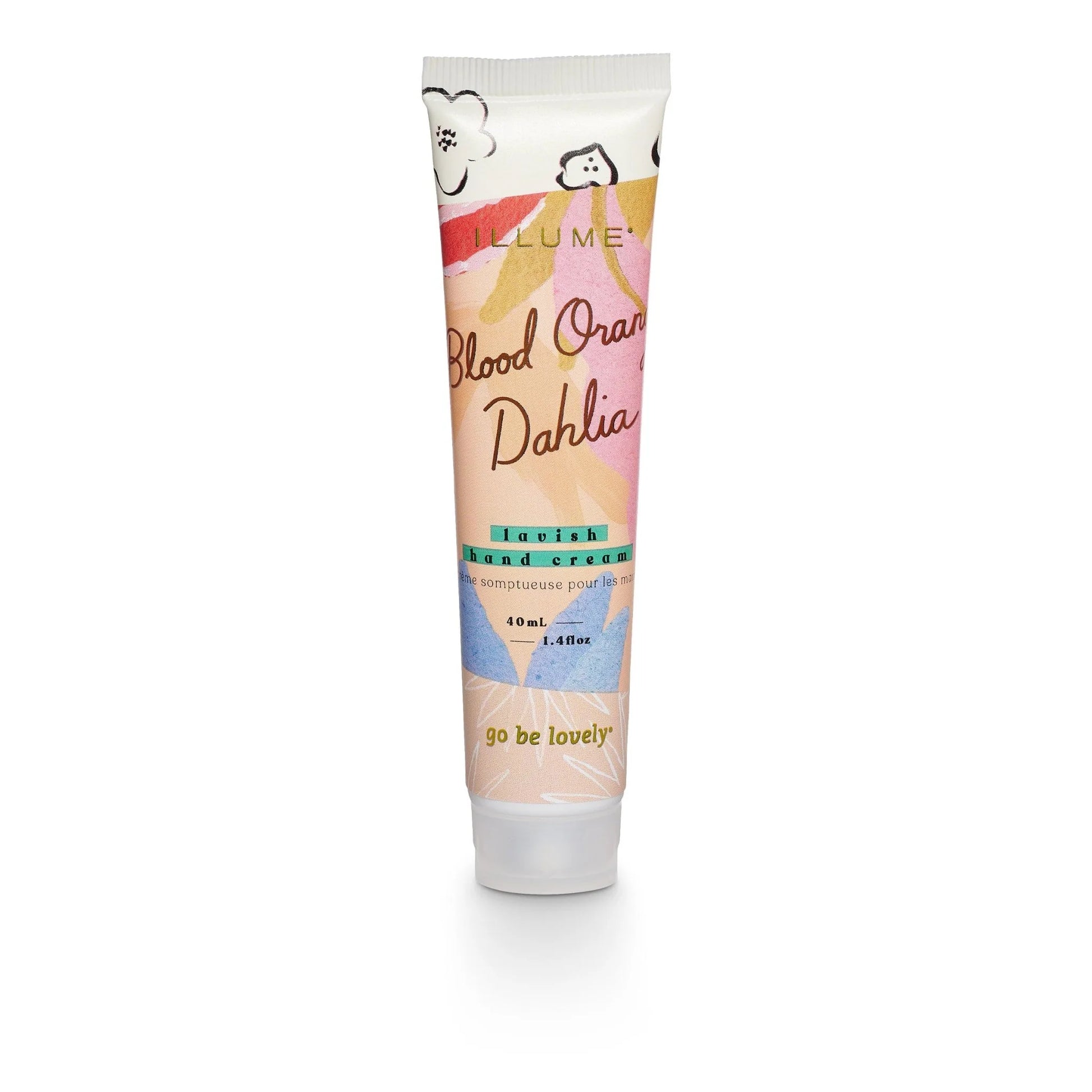 hand cream with the scent blood orange dahlia