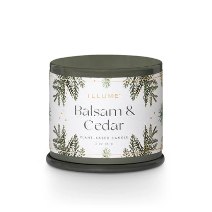 ILLUME HOLIDAY VANITY TIN CANDLE
