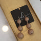 ELEANOR DROP WOOD EARRING